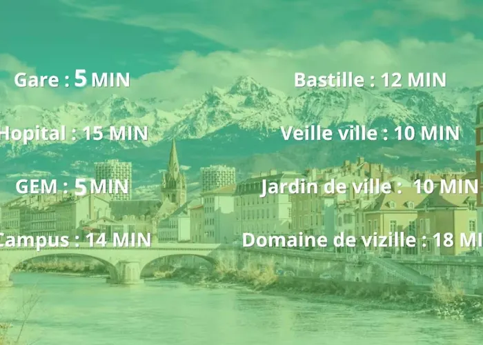 Apartment L'aube Climatisation Parking 2 Grenoble
